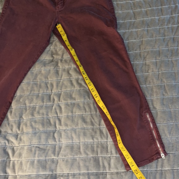 Just Black Dean Skinny jeans burgundy color size 31P - Picture 4 of 5